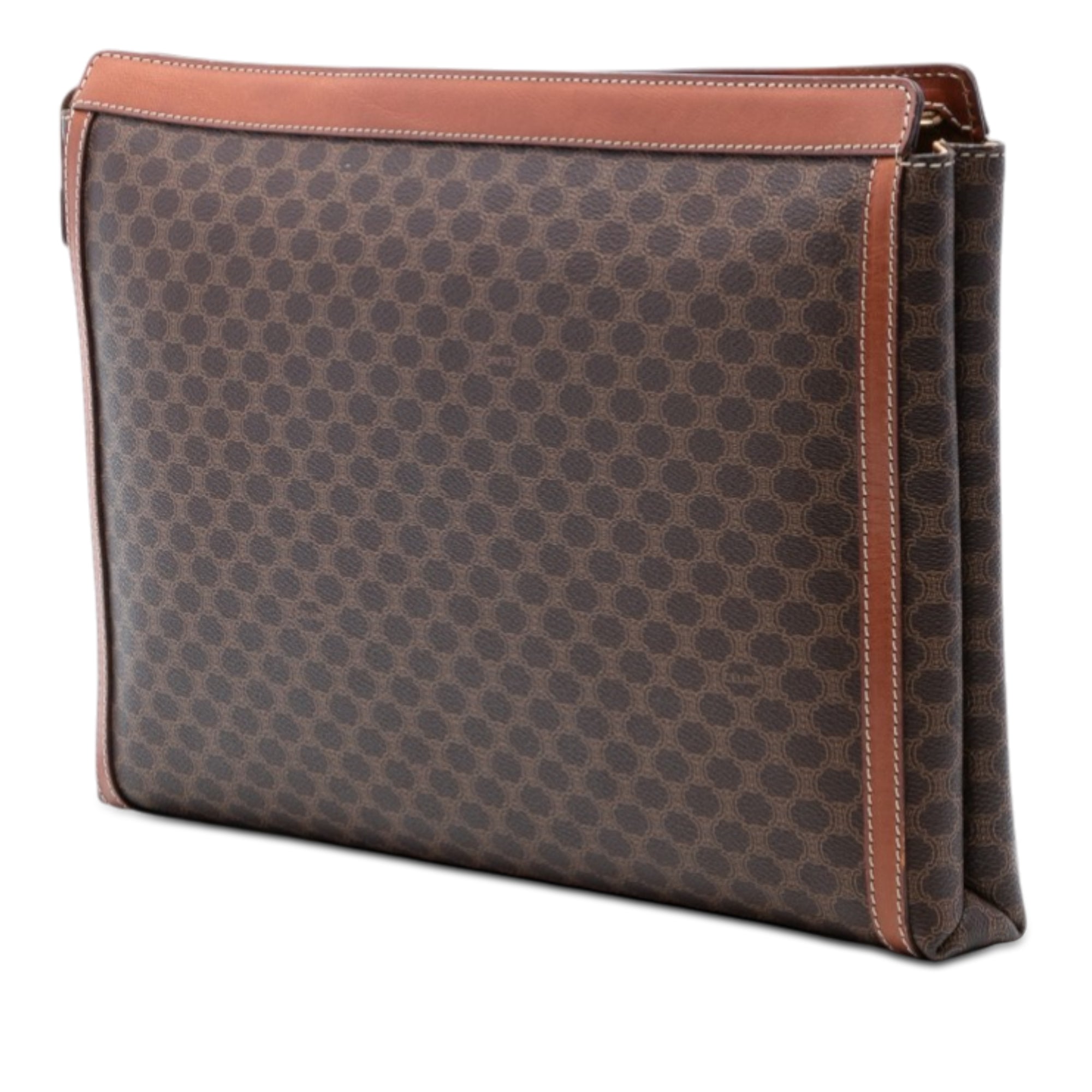 Macadam Coated Canvas Clutch - Image 2