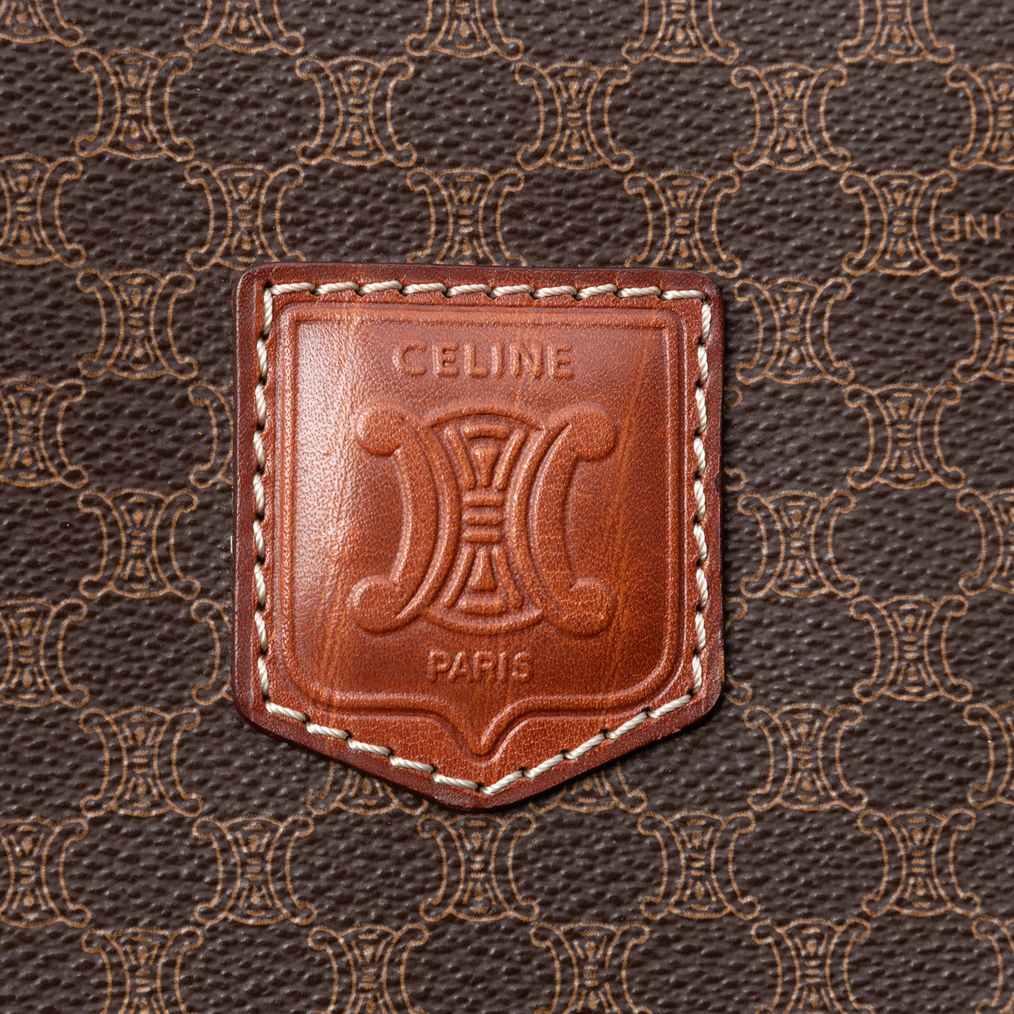 Macadam Coated Canvas Clutch - Image 5