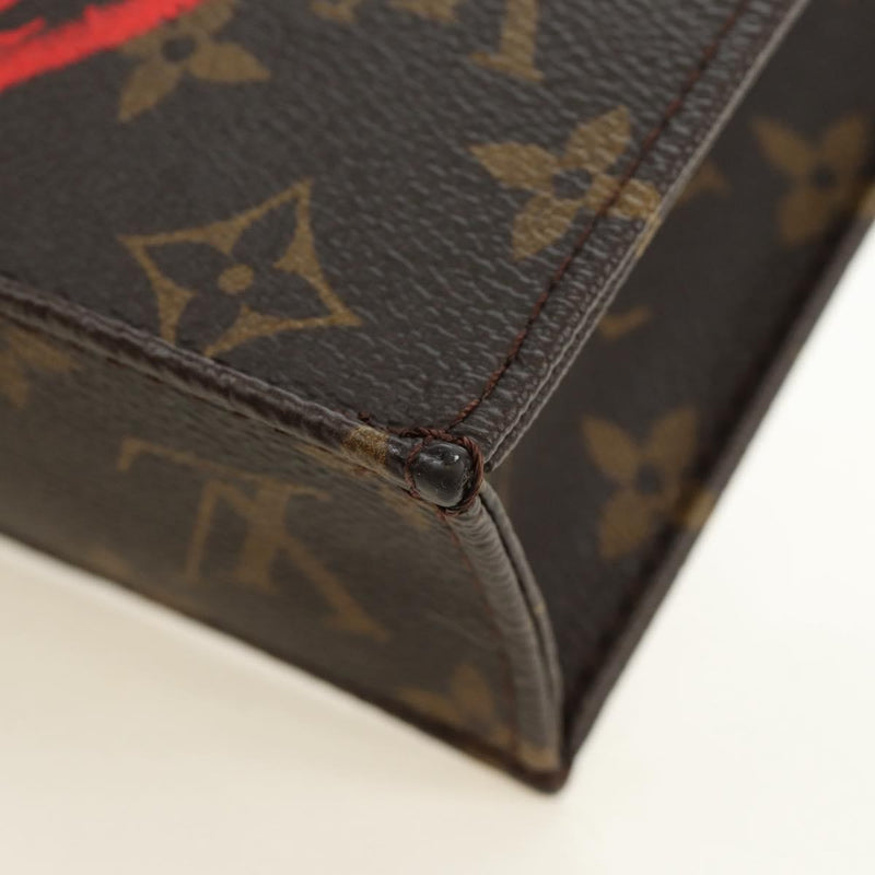 Louis Vuitton Petit Sac Plat Limited Edition Fall Love Monogram Canvas Brown Bag