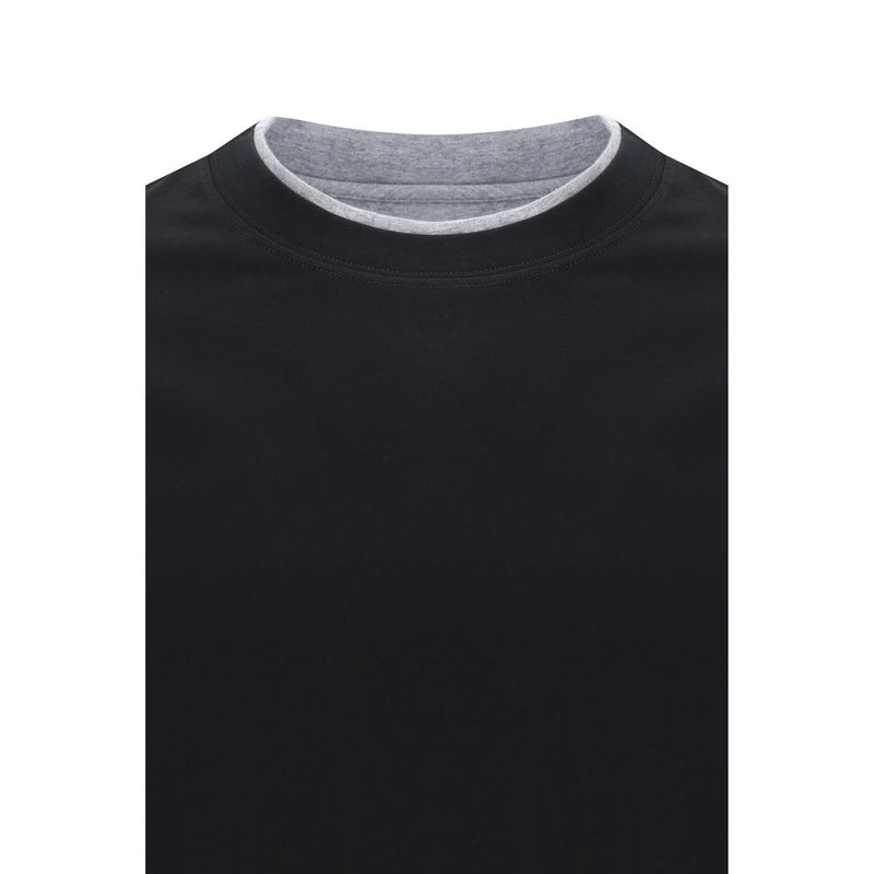 Black Cotton T-Shirt