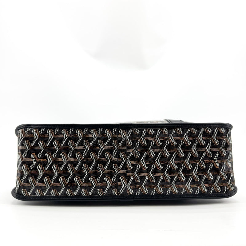Goyard Bourgogne Coated Canvas Black Bag