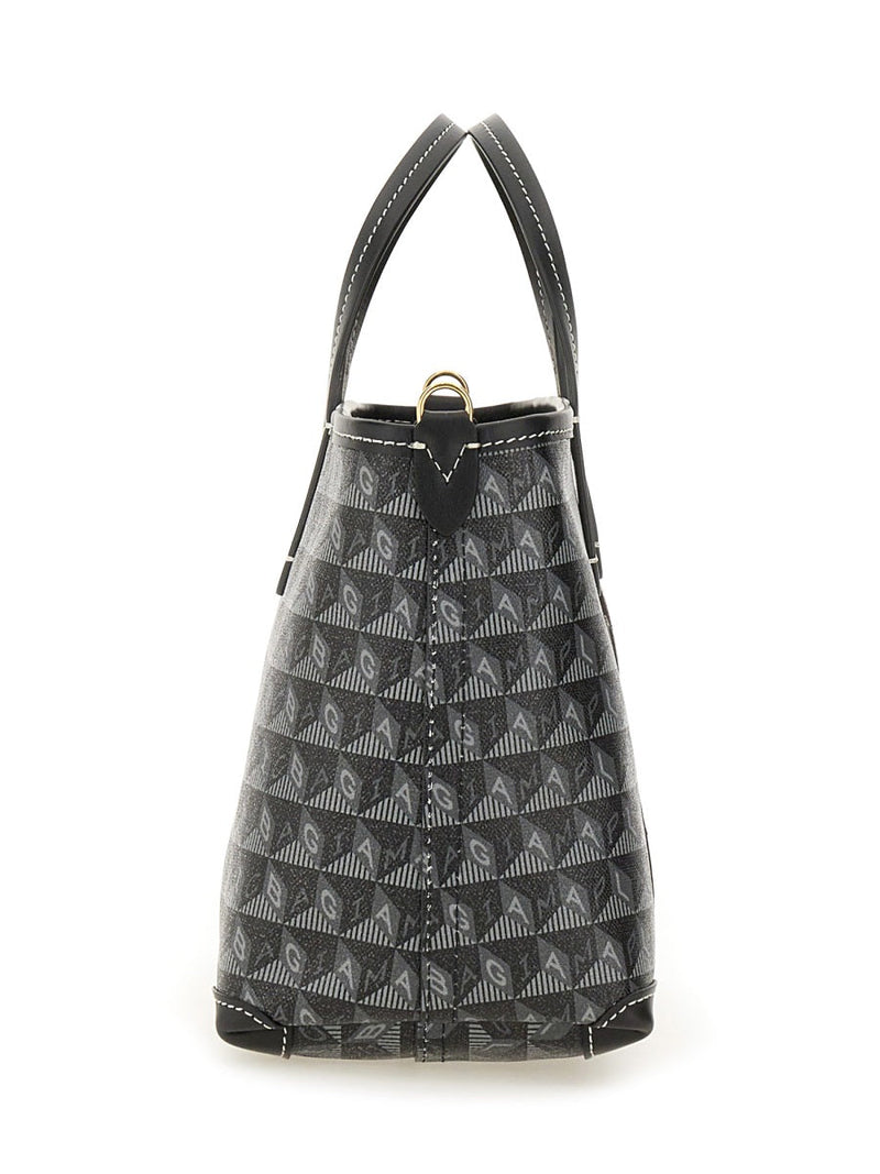 Anya Hindmarch I Am Tote Bag — Black Recycled Canvas