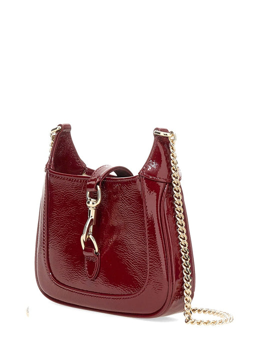 Gucci Jackie Top Handle Bag — Red Calf Skin