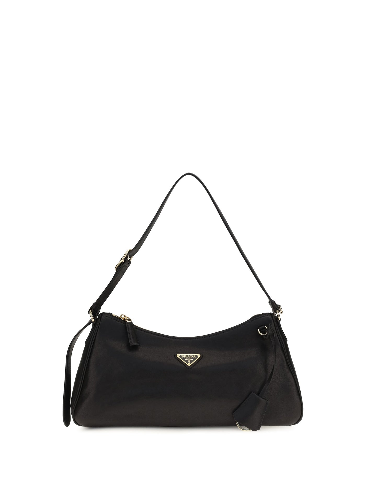 Prada Aimée Shoulder Bag — Black Lamb Ovis Aries