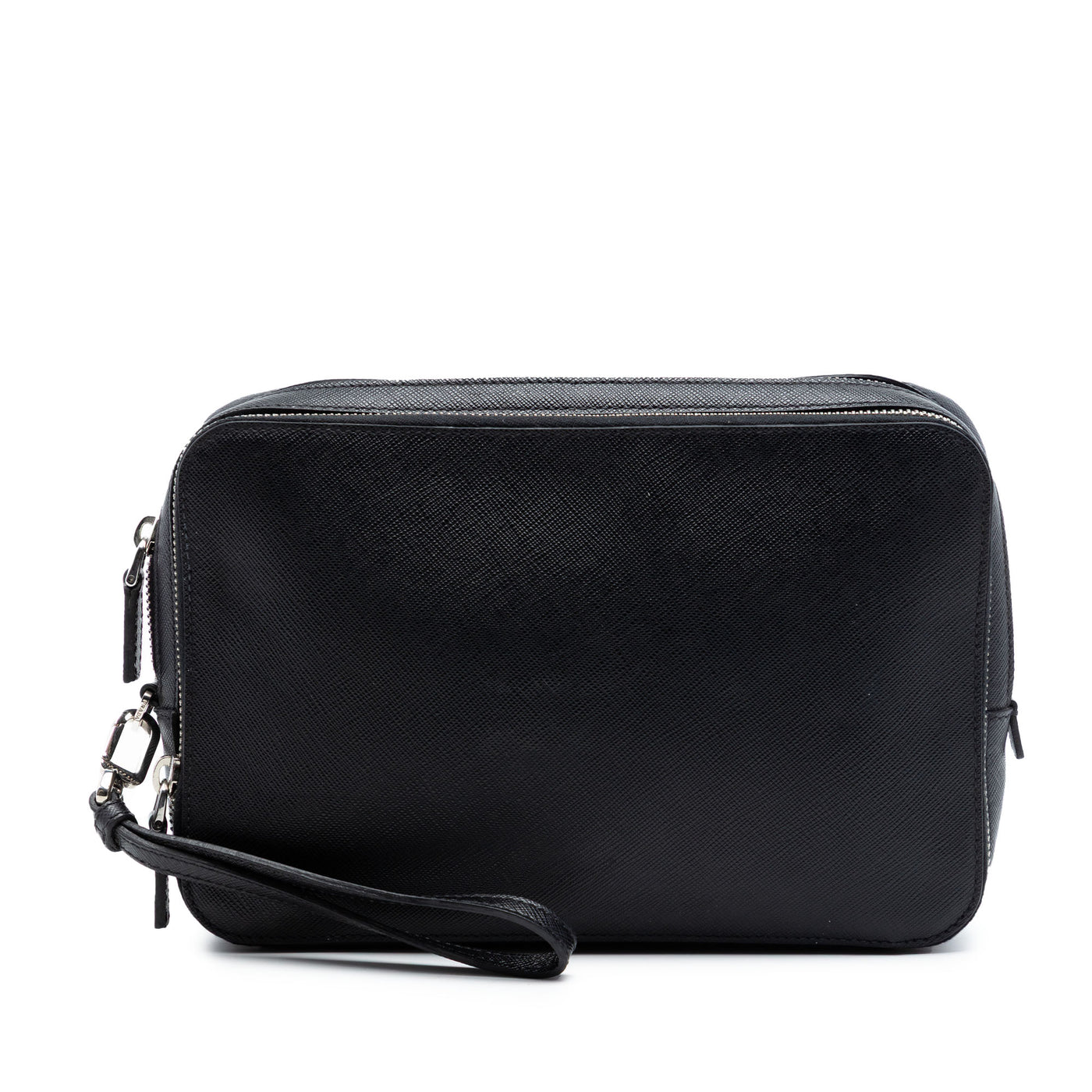 Saffiano Double Zip Travel Pouch - Image 1