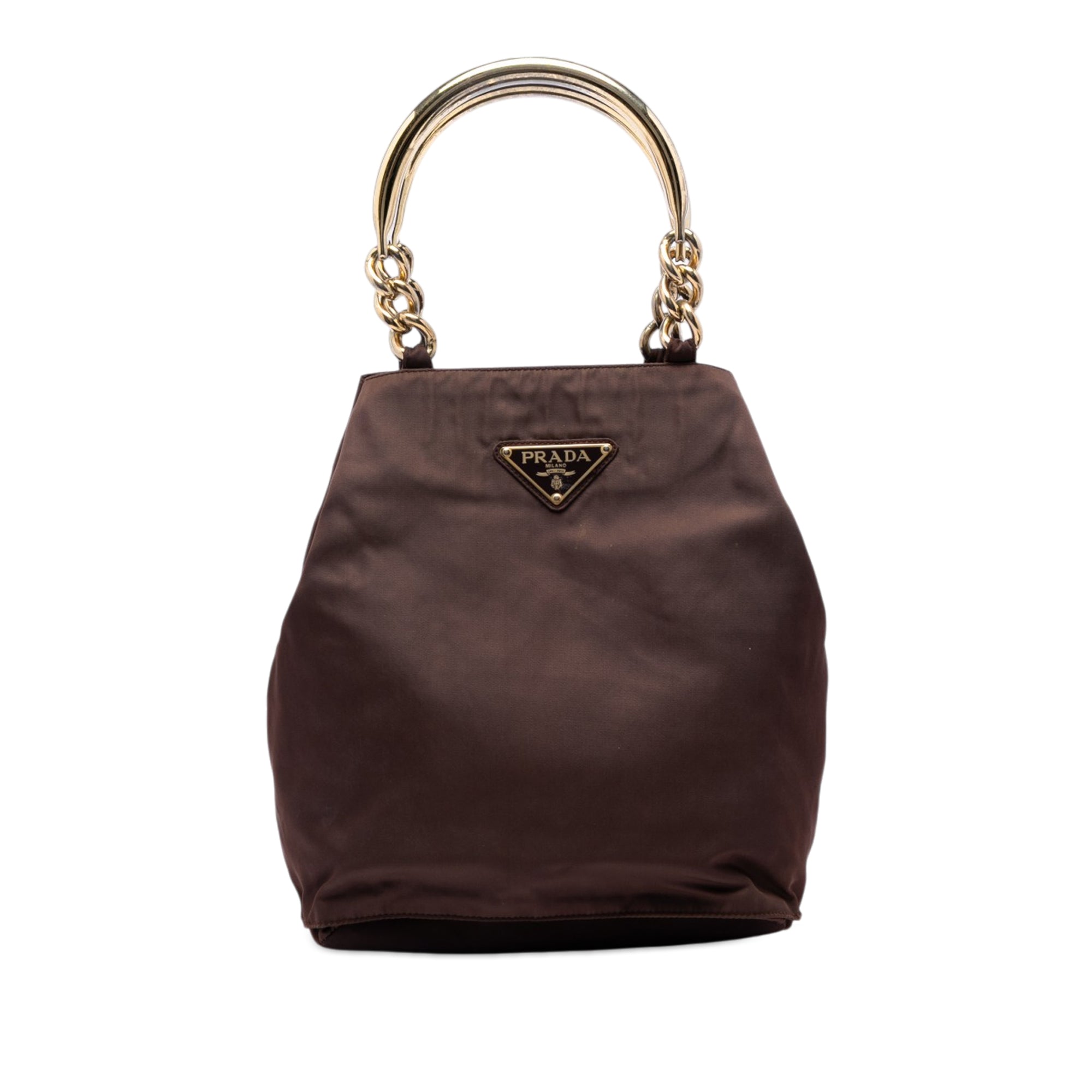 Tessuto Metal Handle Bag - Image 1