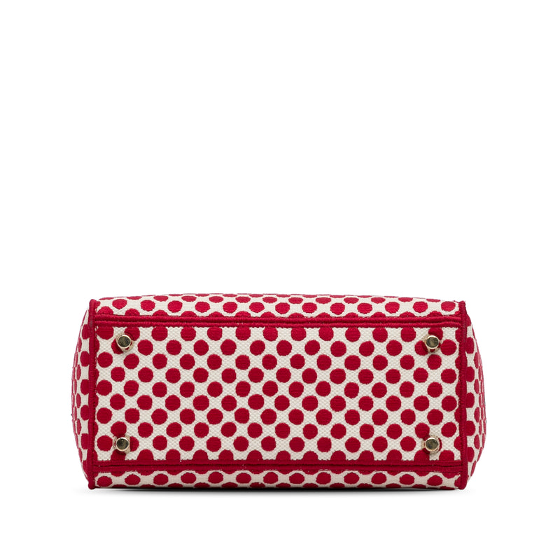 DiorAmour Medium Embroidered Canvas Dots Lady D Lite - Image 5