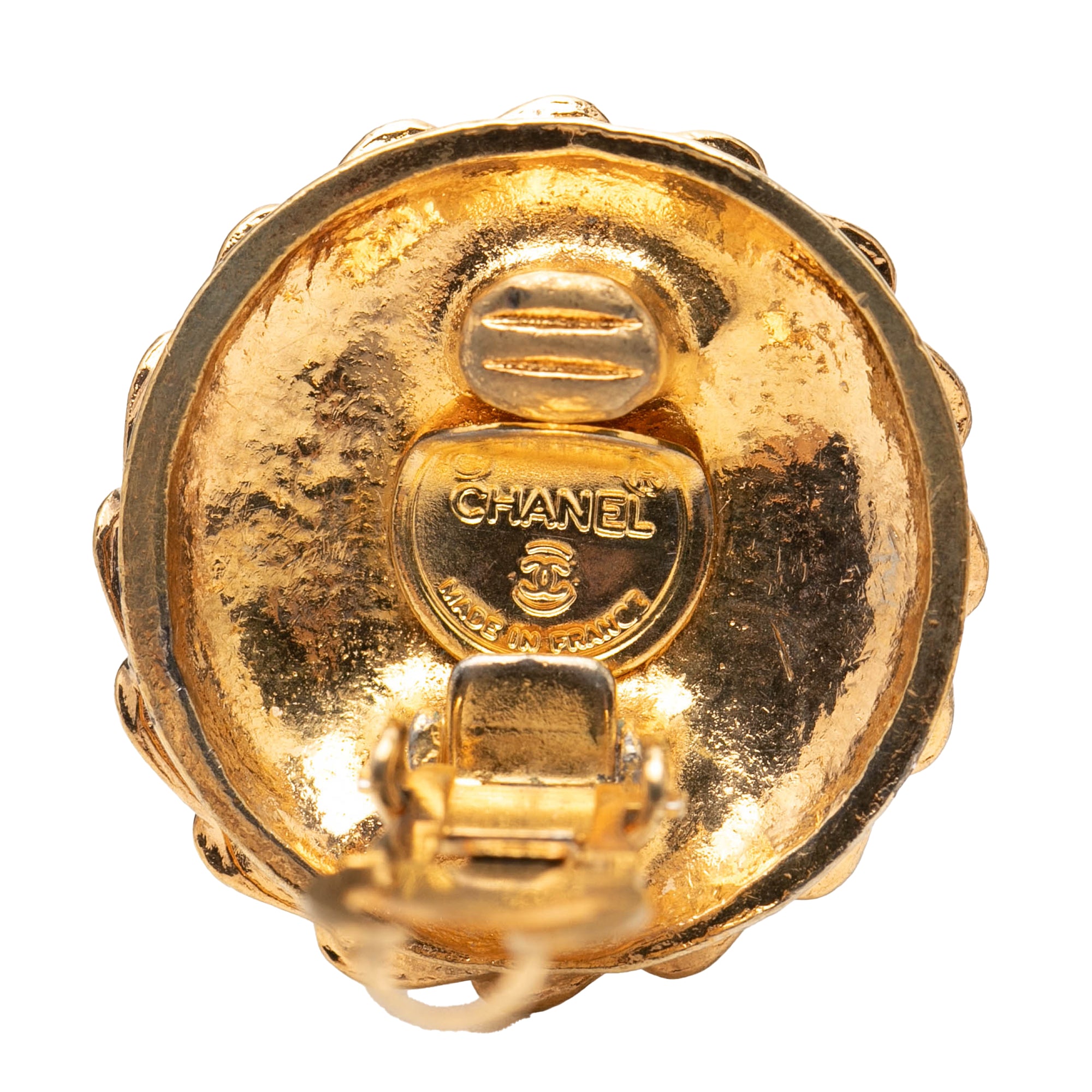 Gold Plated Mademoiselle Clip on Earrings - Image 3