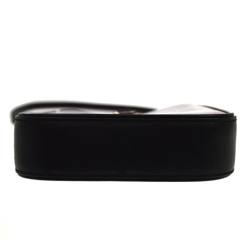 Saint Laurent Le 5 A 7 Vertical Leather Black Bag