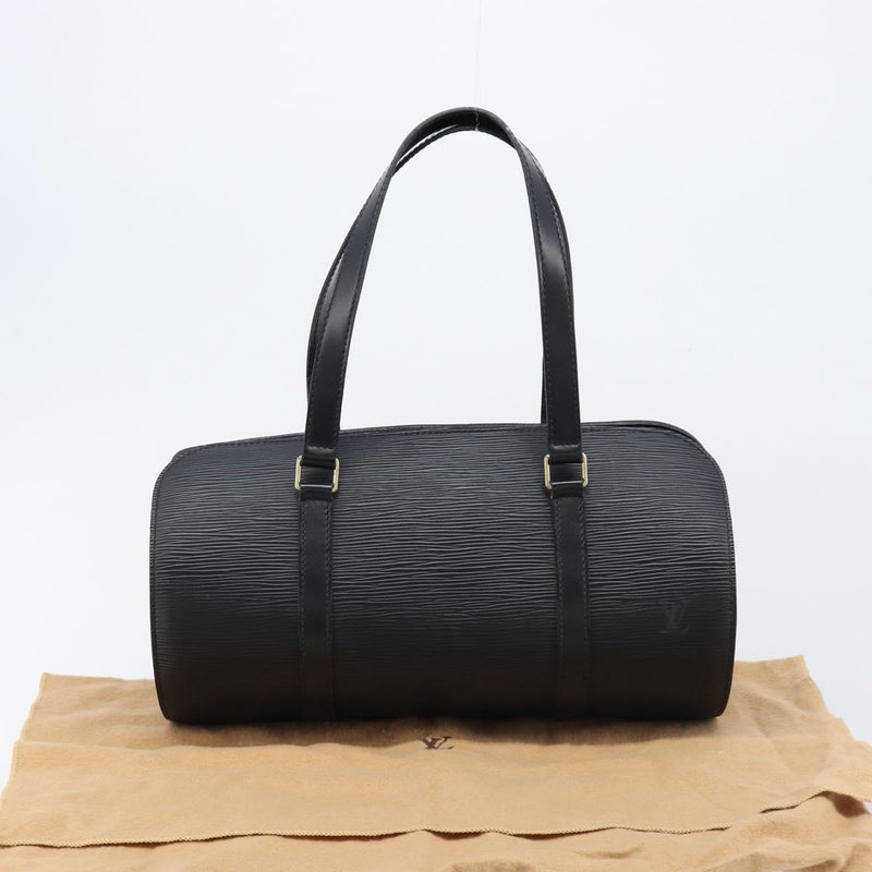 Louis Vuitton Soufflot Epi Leather Black Bag