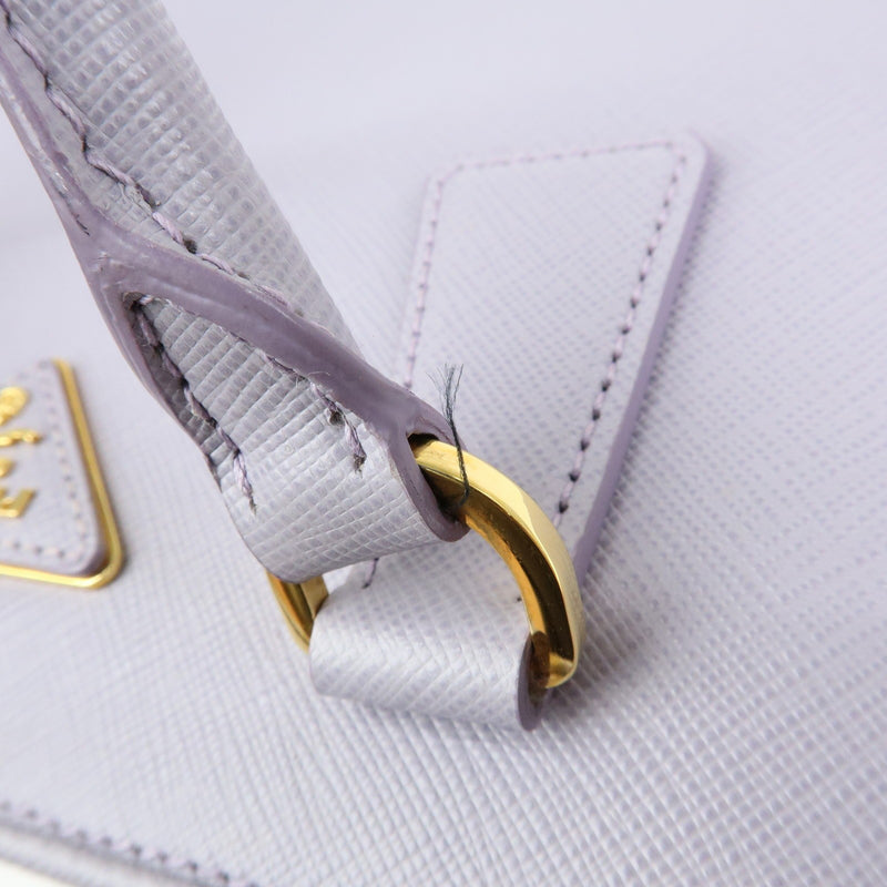Prada Open Promenade Saffiano Leather Purple Bag