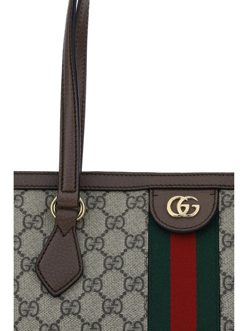Gucci Ophidia Shoulder Bag — Beige