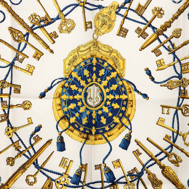 Les Cles Silk Scarf 90 - Image 2