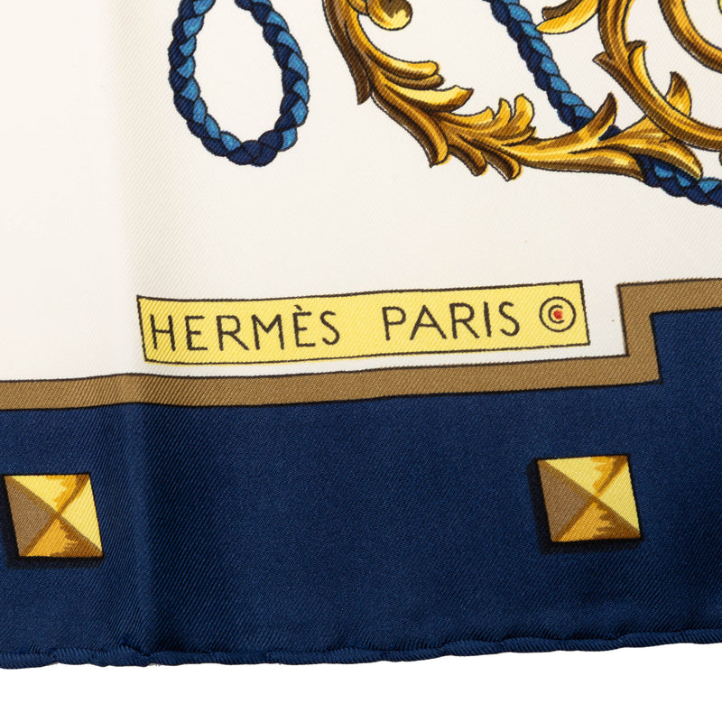 Les Cles Silk Scarf 90 - Image 5
