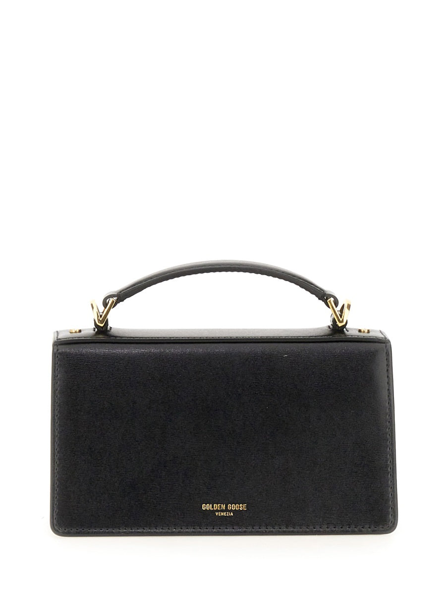 Golden Goose Shoulder Bag — Black Leather