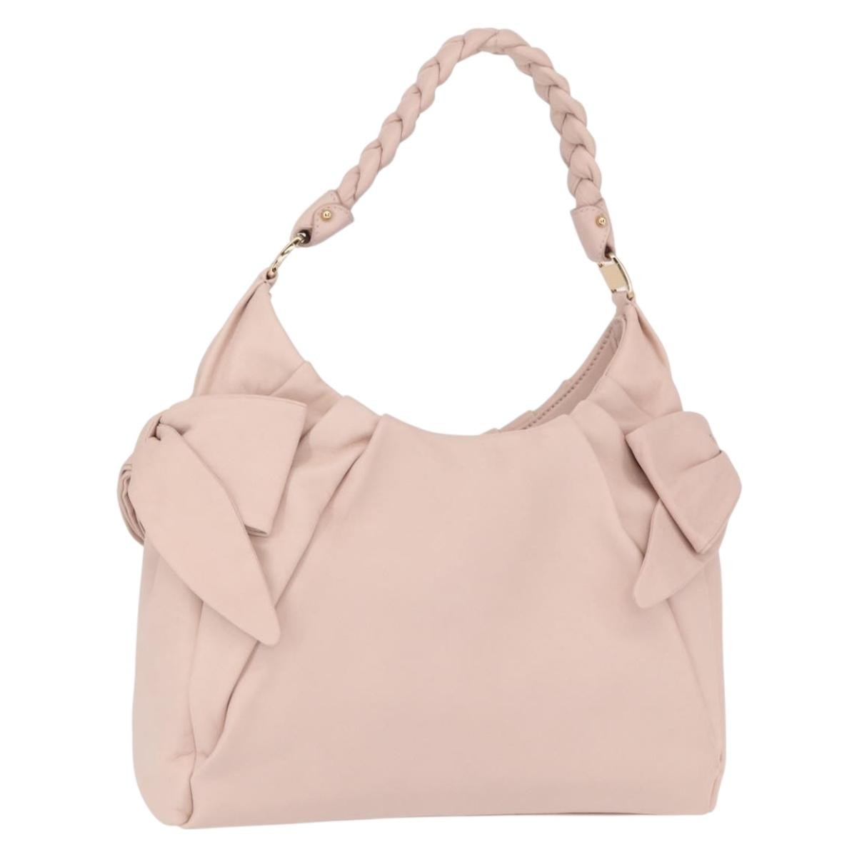 Salvatore Ferragamo Vala Leather Pink Bag