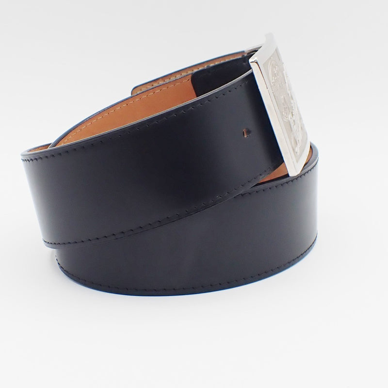 Louis Vuitton Voyage Buckle Belt Leather Black