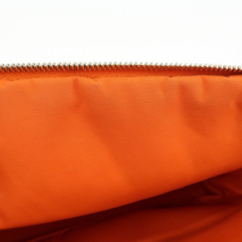 Hermes Bolide Travel Canvas Orange Bag