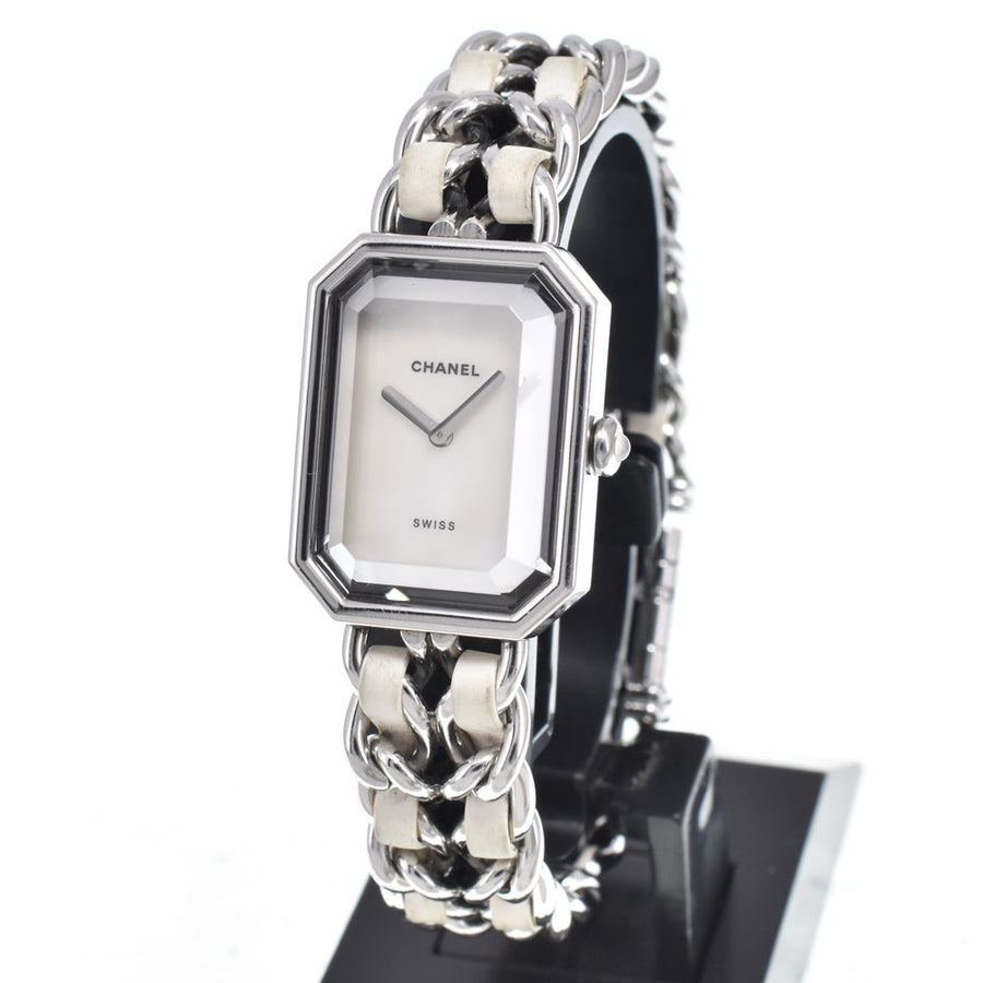 Chanel Premiere Rock Quartz Stainless Steel And Leather Watches