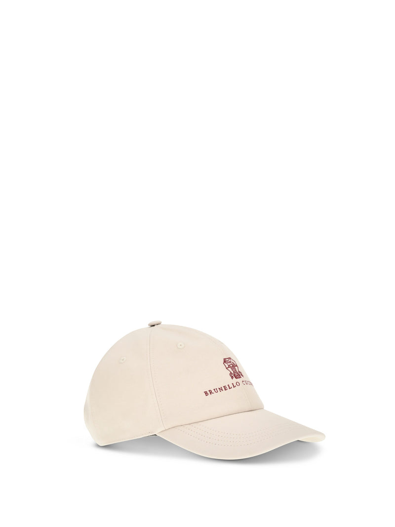 Brunello Cucinelli M252d9850 Baseball Cap — Beige Cotton Caps