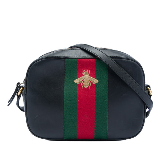 Calfskin Web Webby Bee Camera Bag - Image 1