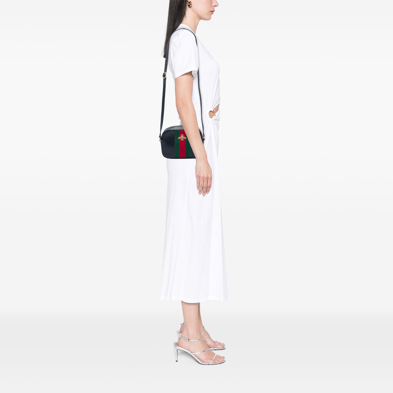 Calfskin Web Webby Bee Camera Bag - Image 5