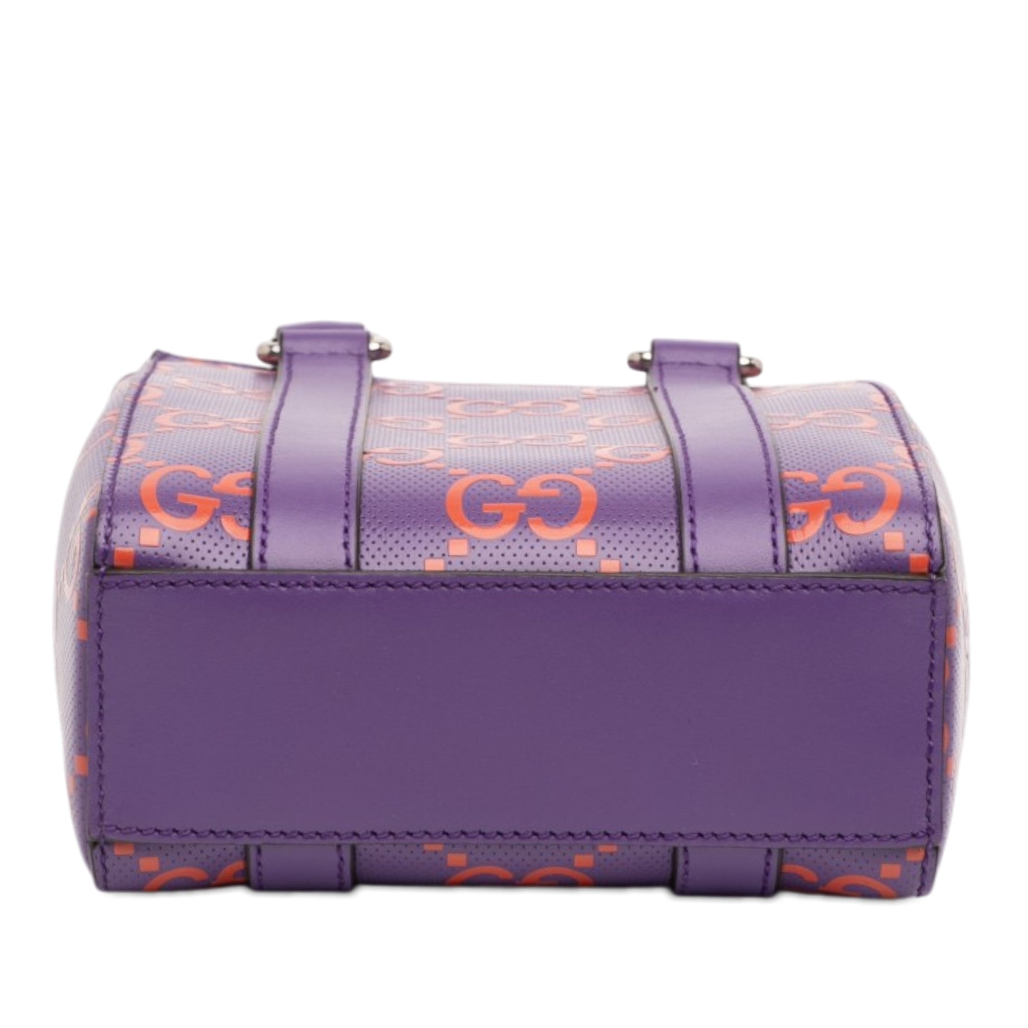 Mini GG Embossed Perforated Leather Tote - Image 3