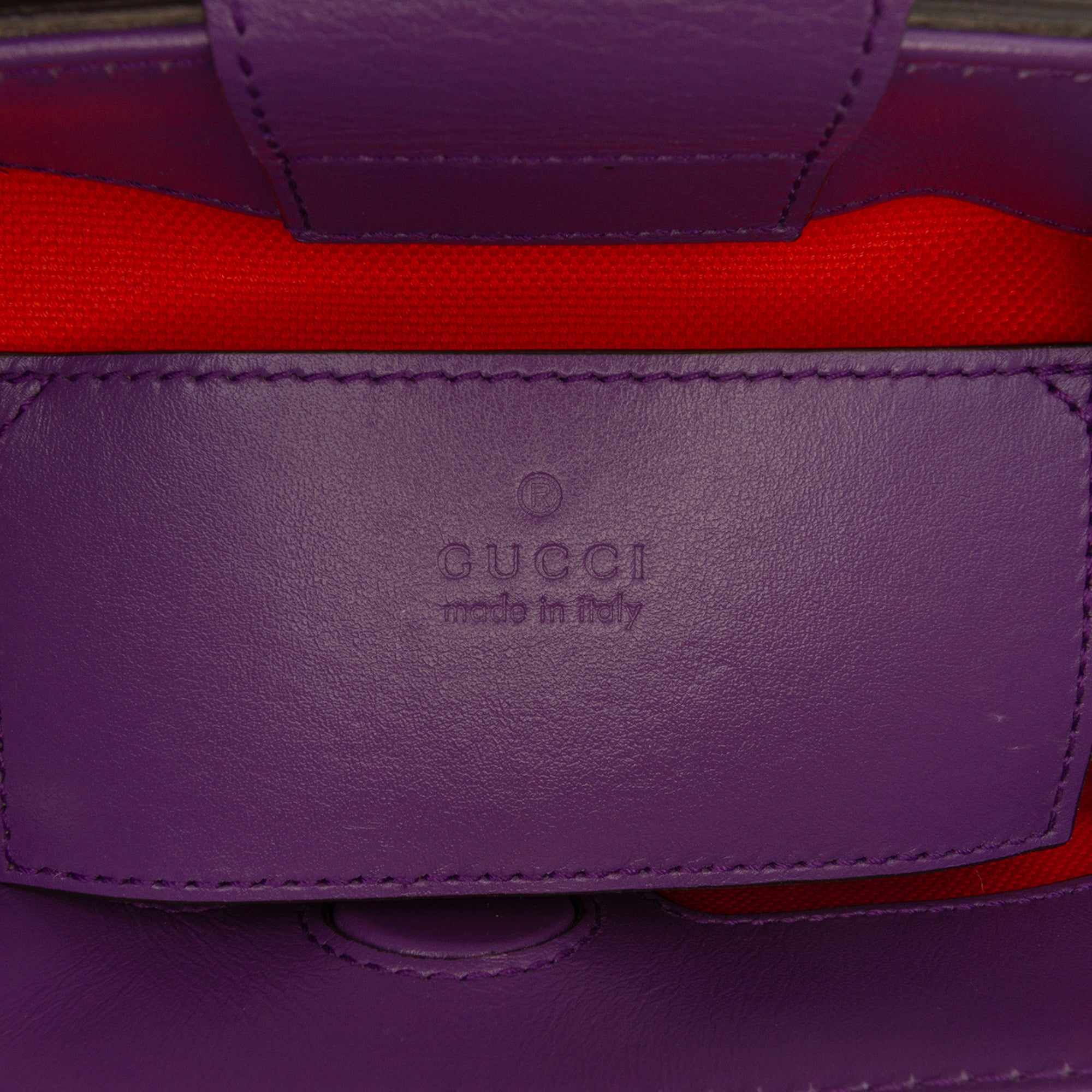 Mini GG Embossed Perforated Leather Tote - Image 5
