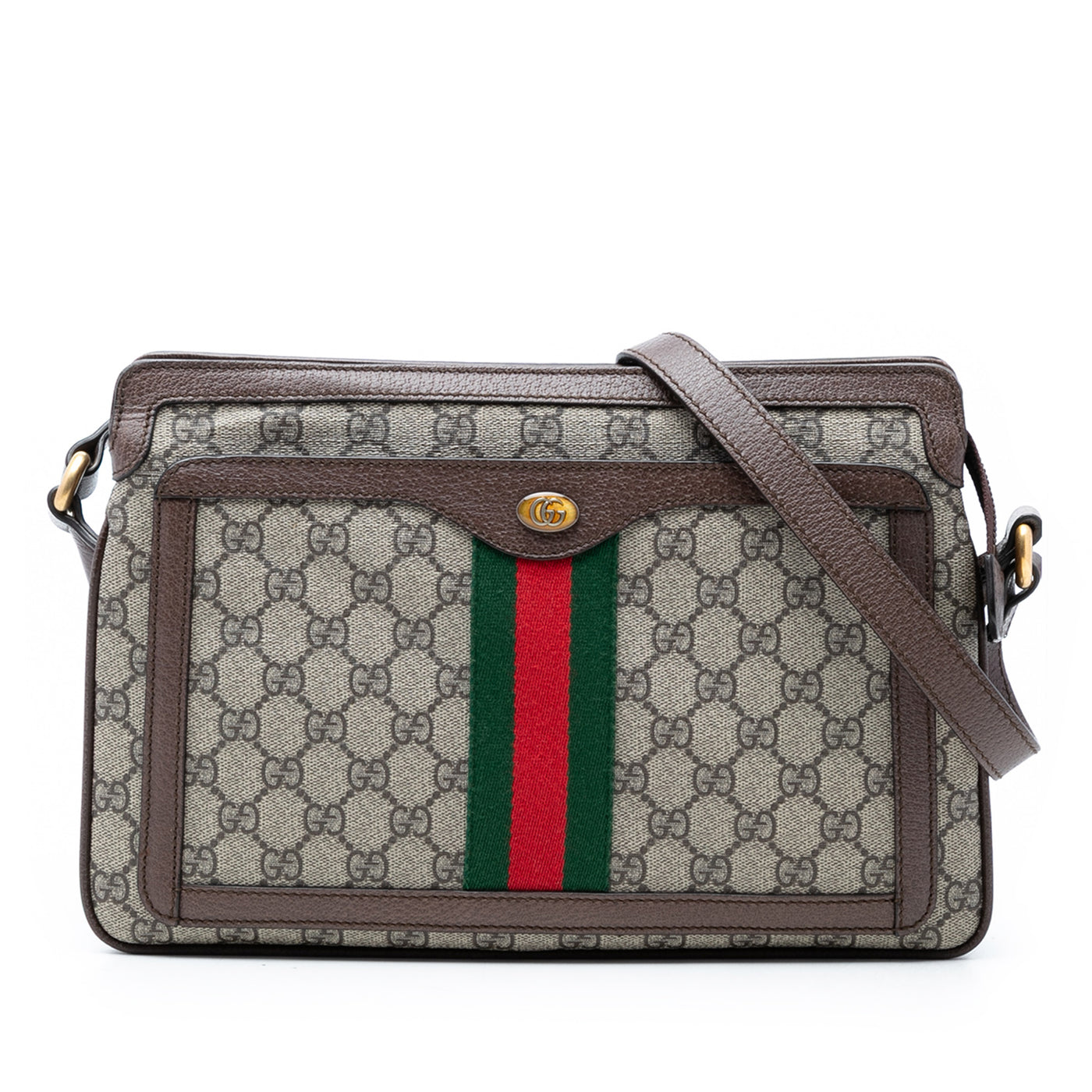 Medium GG Supreme Web Ophidia Crossbody - Image 1