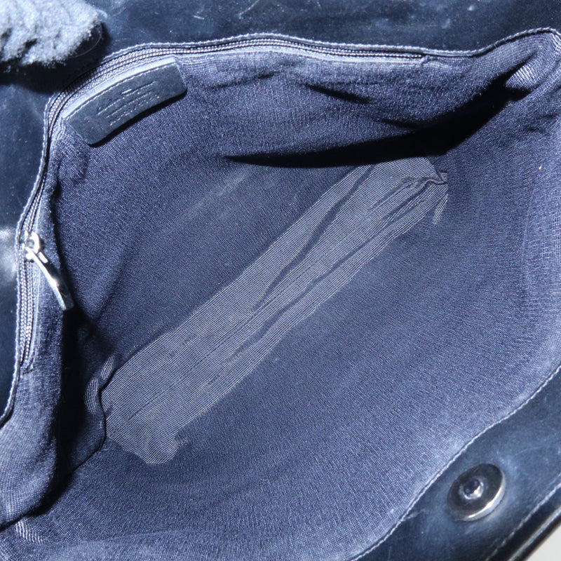 Salvatore Ferragamo Gancini Tote Canvas Black