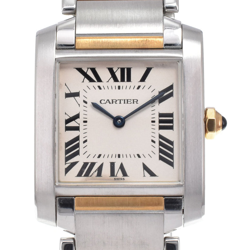Cartier Tank Francaise Quartz Stainless Steel And Yellow Gold Watches
