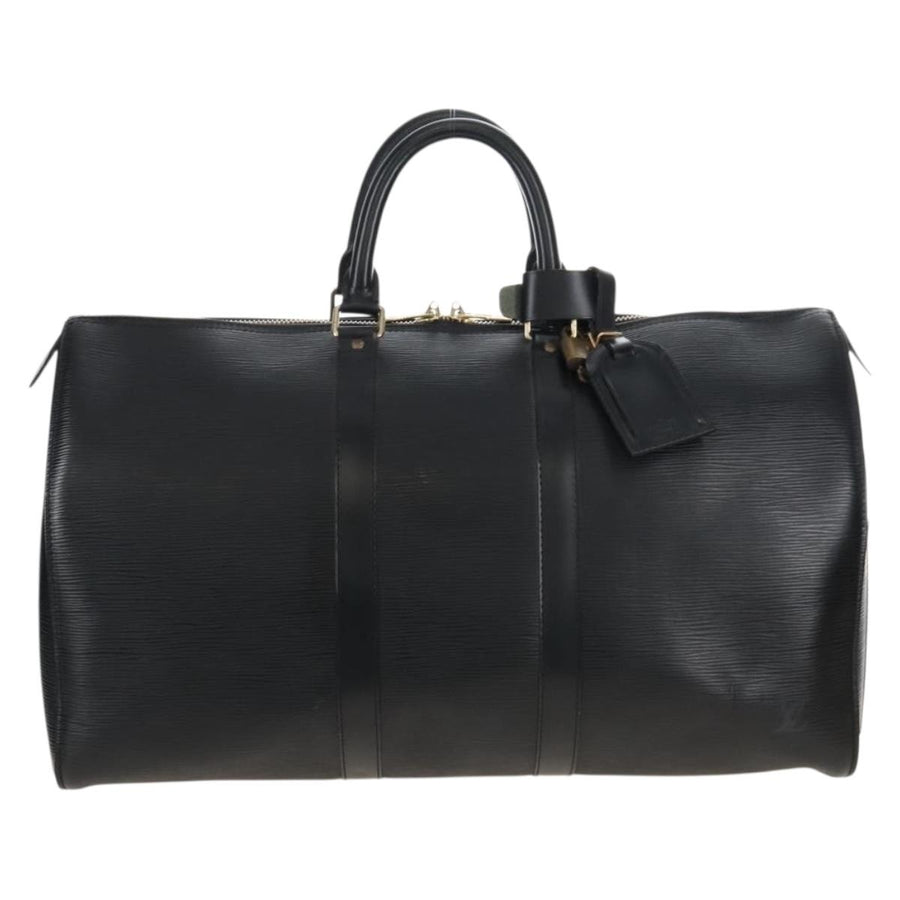 Louis Vuitton Keepall Epi Leather Black Bag