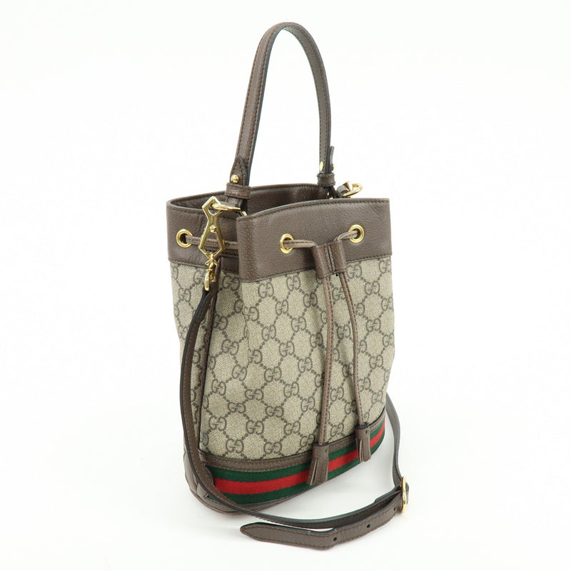 Gucci Ophidia Bucket Gg Coated Canvas Beige Bag