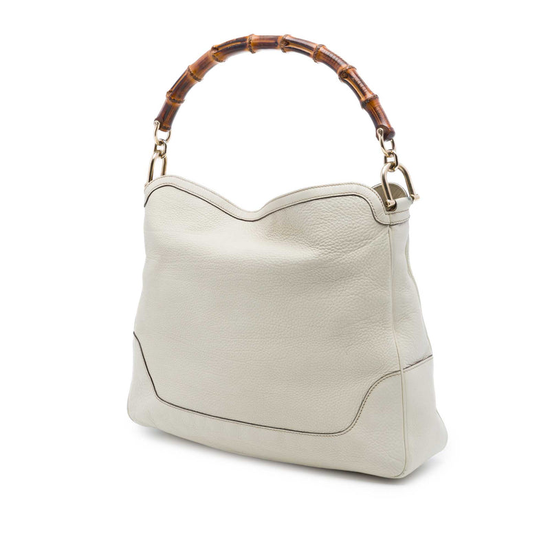Calfskin Bamboo Diana Satchel - Image 2