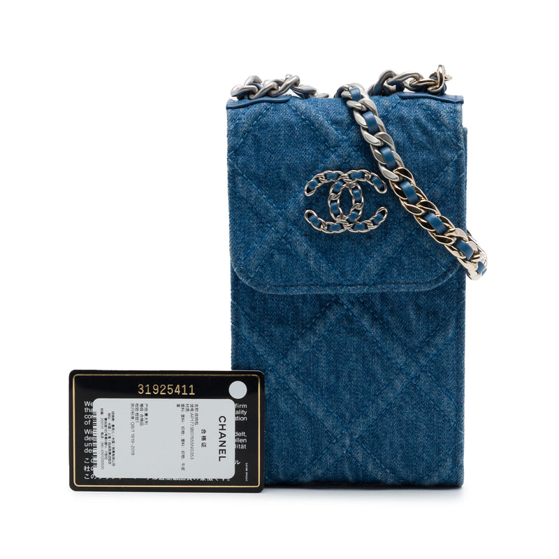 Denim 19 Phone Holder with Chain - Image 7