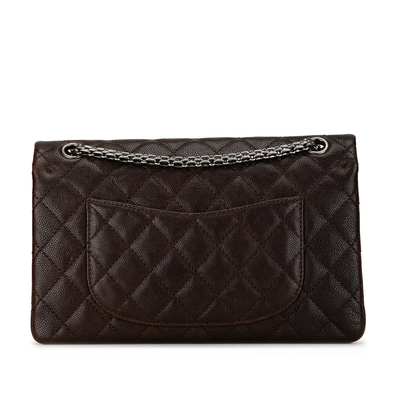 Caviar and Iridescent Calfskin Reissue 2.55 Double Flap 226 - Image 3