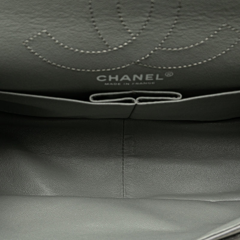 Caviar and Iridescent Calfskin Reissue 2.55 Double Flap 226 - Image 5