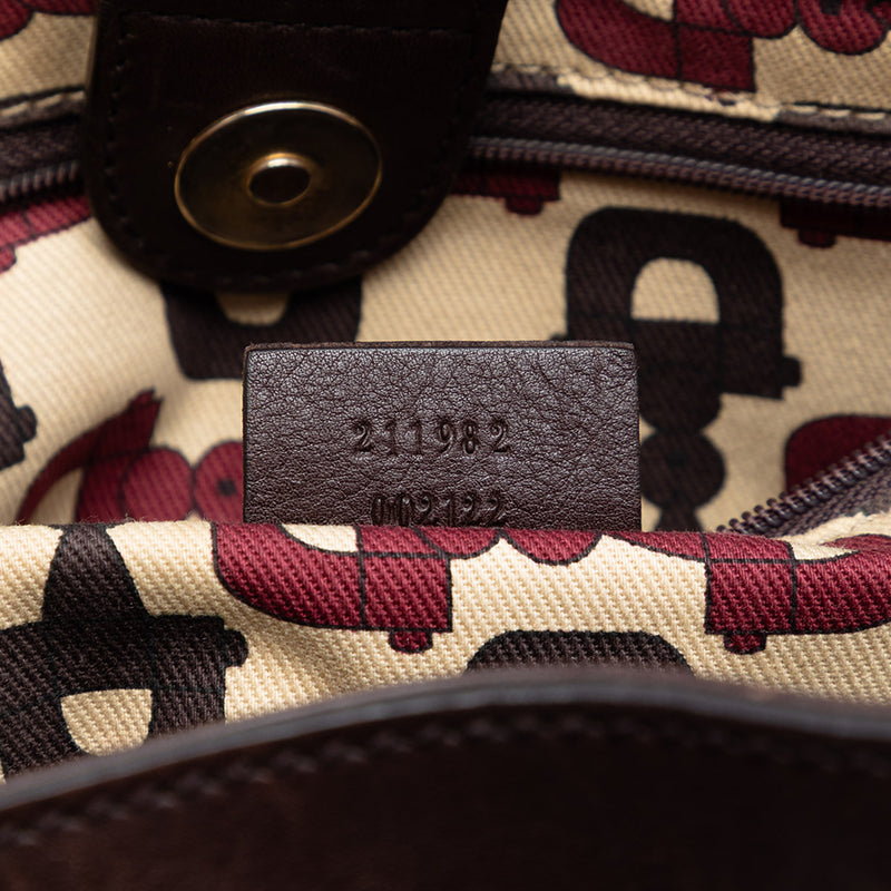 Guccissima Abbey D Ring Tote - Image 6