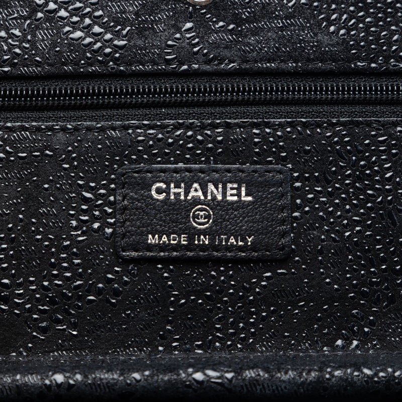 CC Lace Overlay Goatskin Wallet On Chain - Image 5