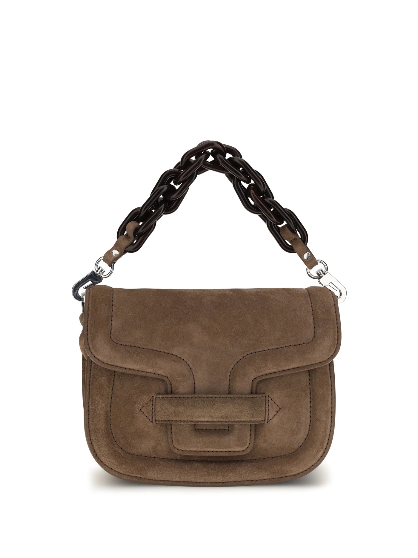 Pierre Hardy Alphaville Shoulder Bag — Brown Goatskin/hircus Goatskin