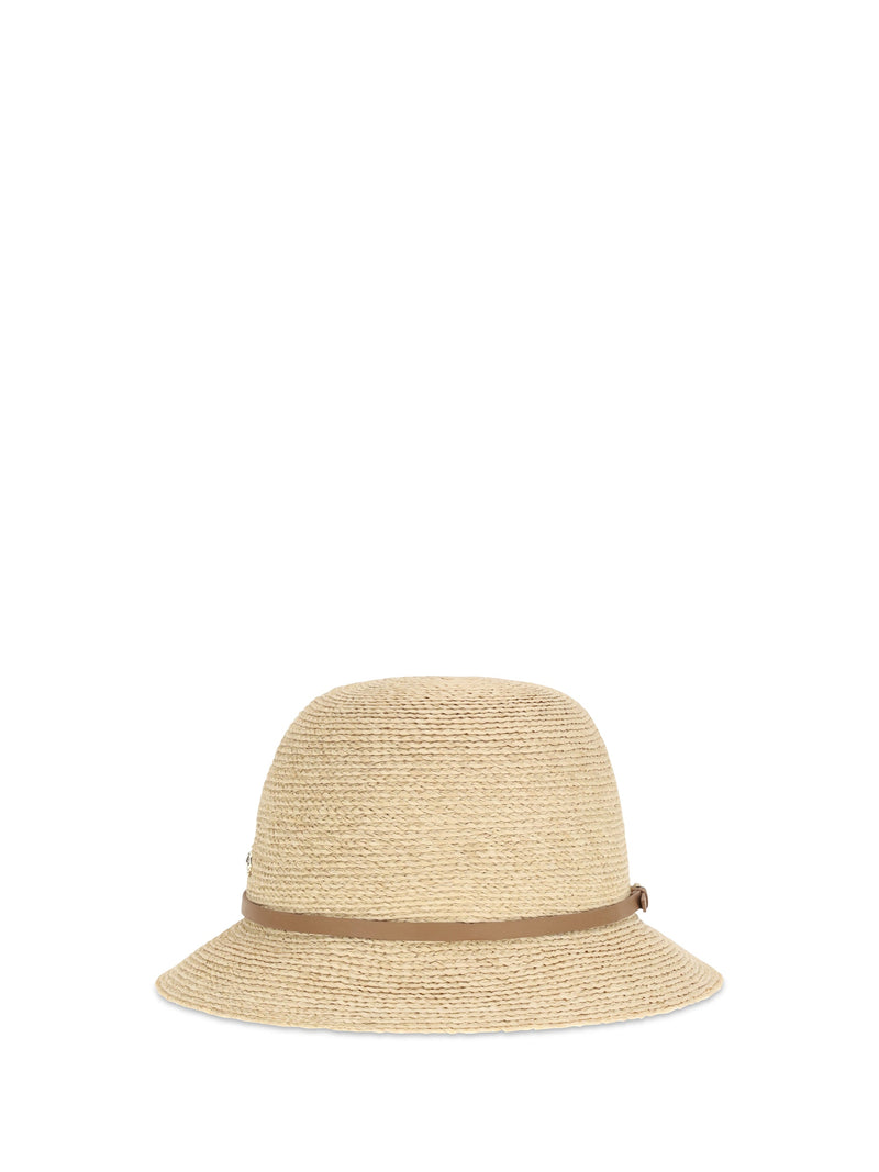 Helen Kaminski Hat50172 Raffia Cloche Sun Hat — Beige