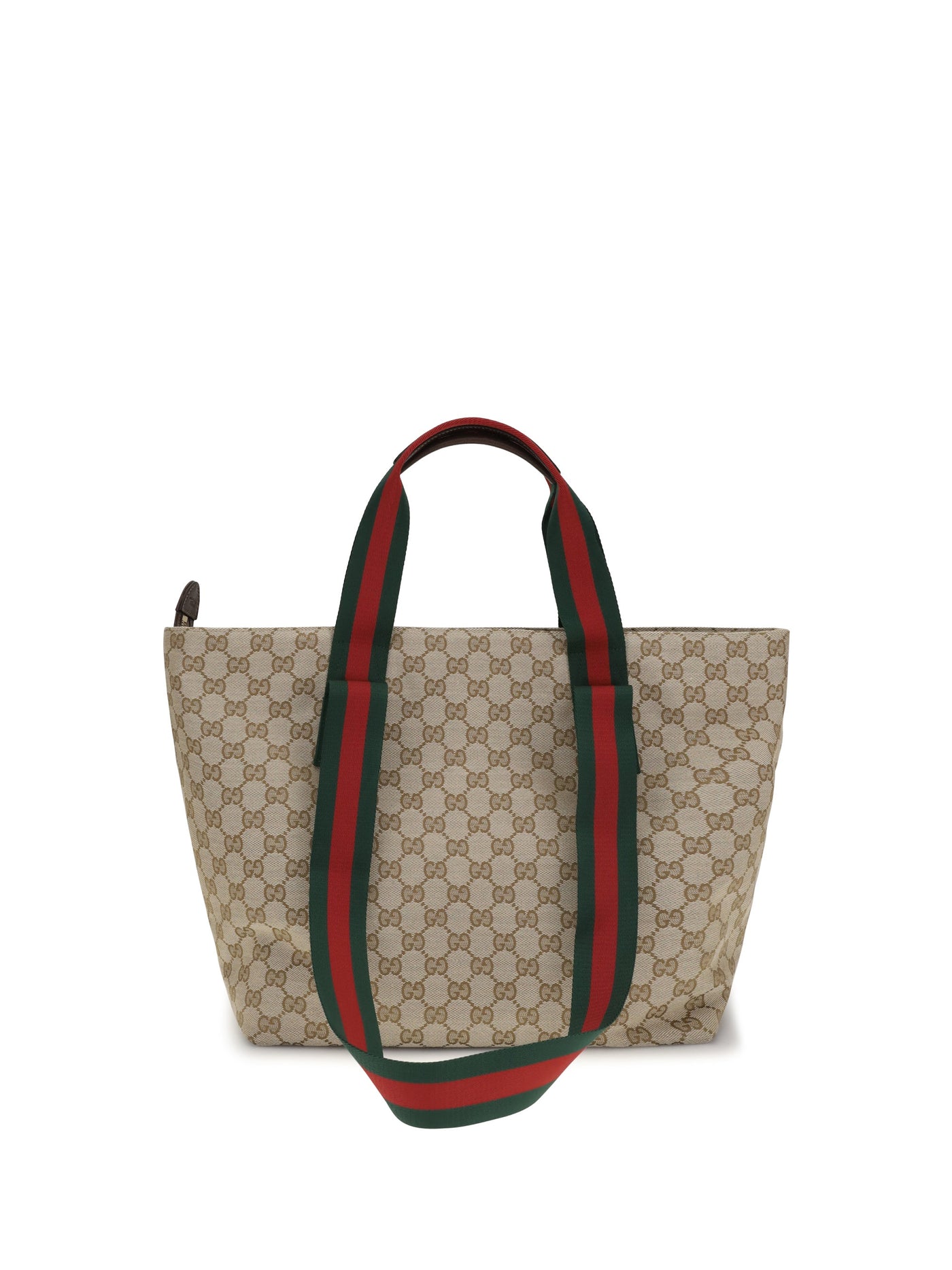 Gucci Gg Motif Coated Canvas Tote Bag — Beige Polyester; Cotton; Polyamide