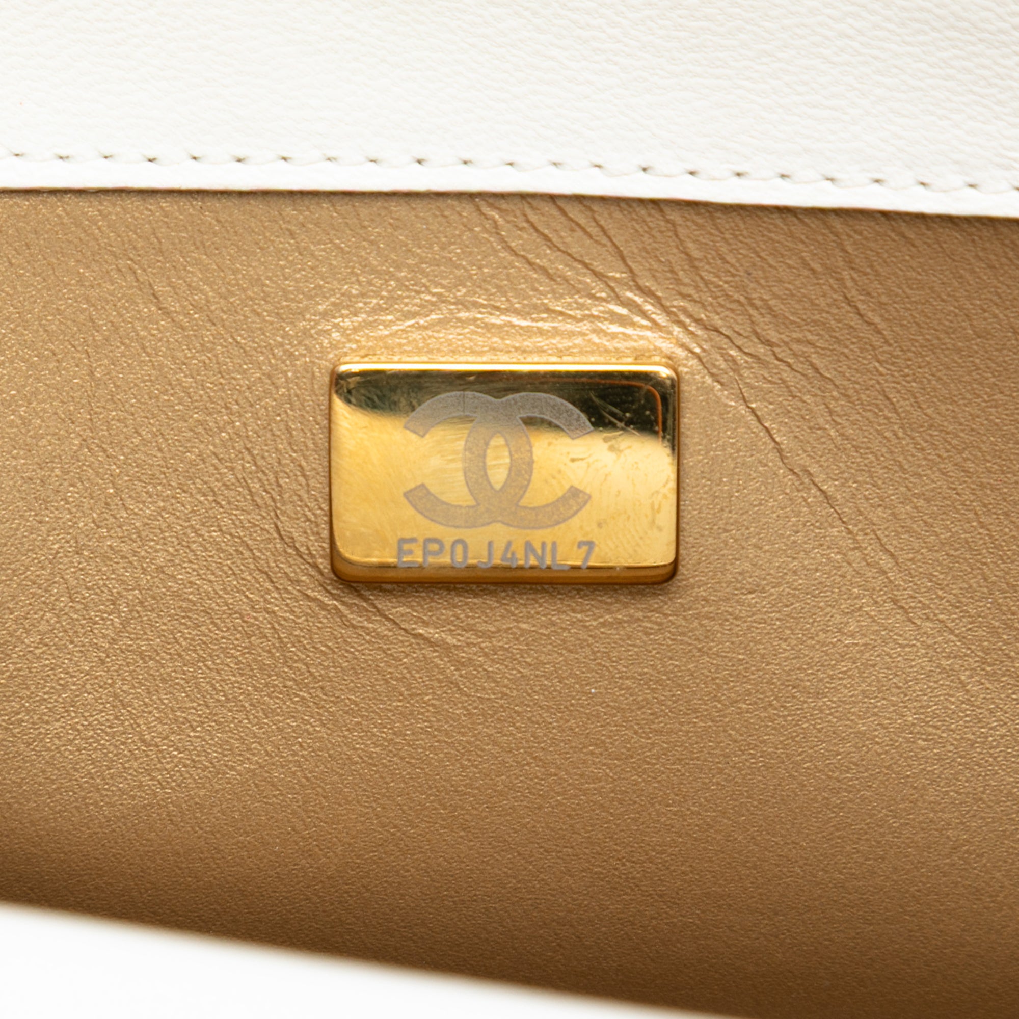 Quilted Lambskin Crystal Geometric CC Frame Flap - Image 6