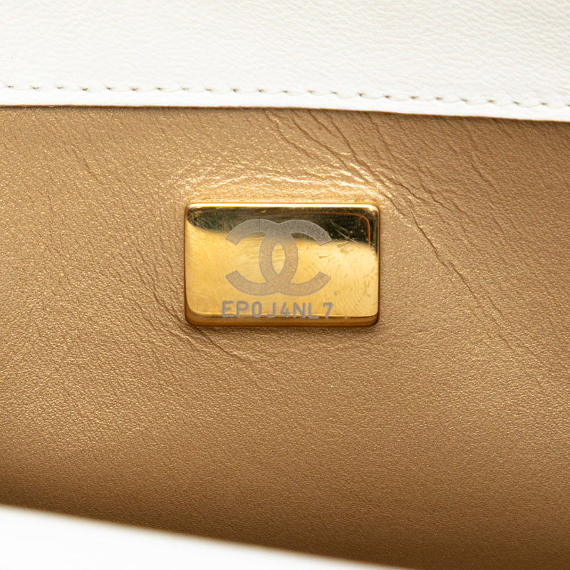 Quilted Lambskin Crystal Geometric CC Frame Flap - Image 6
