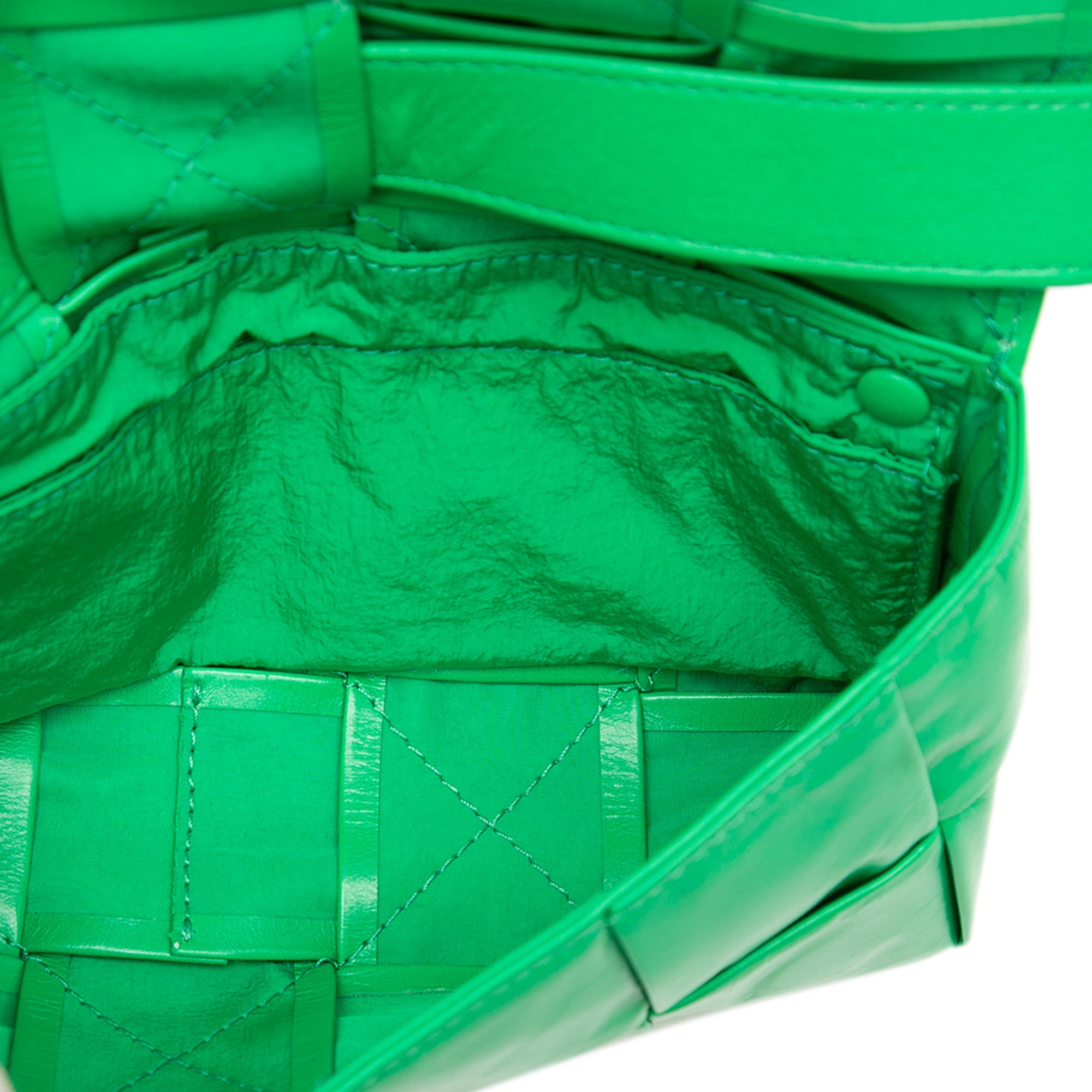 Mini Paper Calfskin Intrecciato Cassette Belt Bag - Image 4