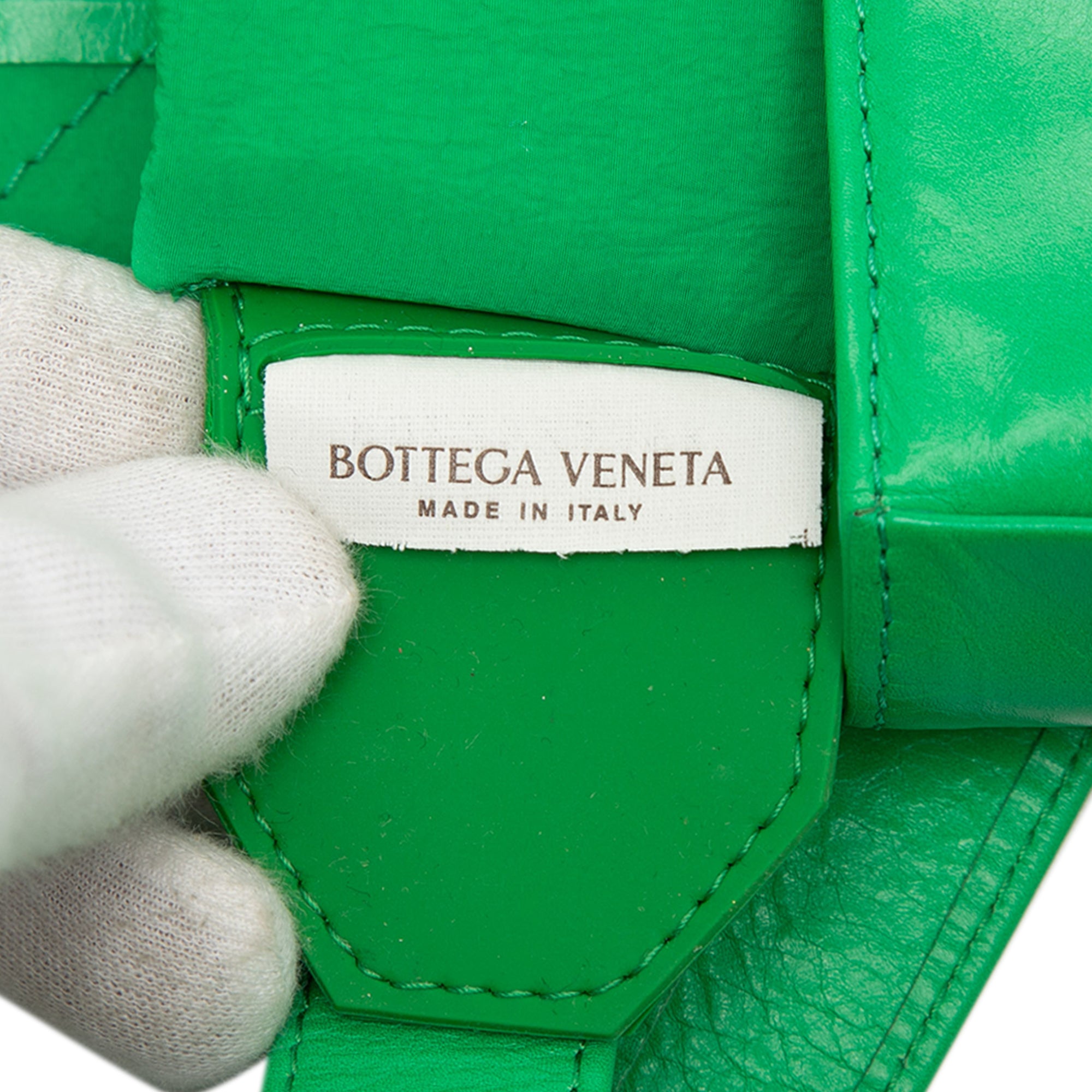 Mini Paper Calfskin Intrecciato Cassette Belt Bag - Image 5