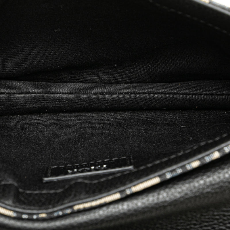 Oblique Canvas Saddle Messenger Bag - Image 4