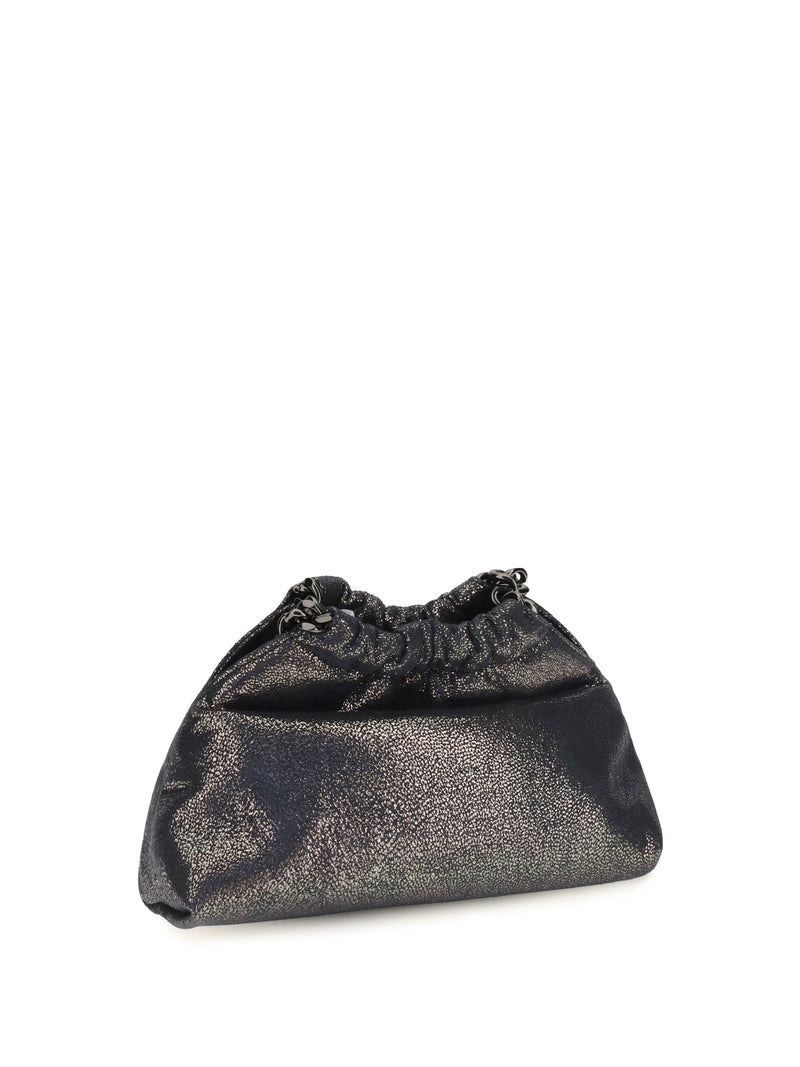Stella Mccartney Falabella Shoulder Bag — Navy Polyester