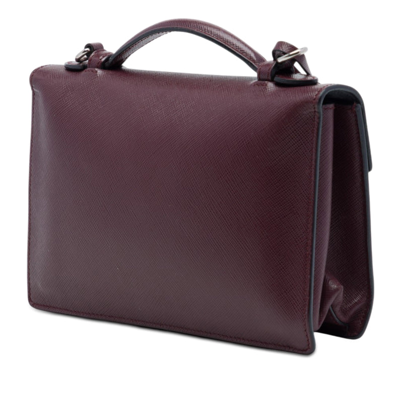 Saffiano Lux Sound Lock Satchel - Image 2