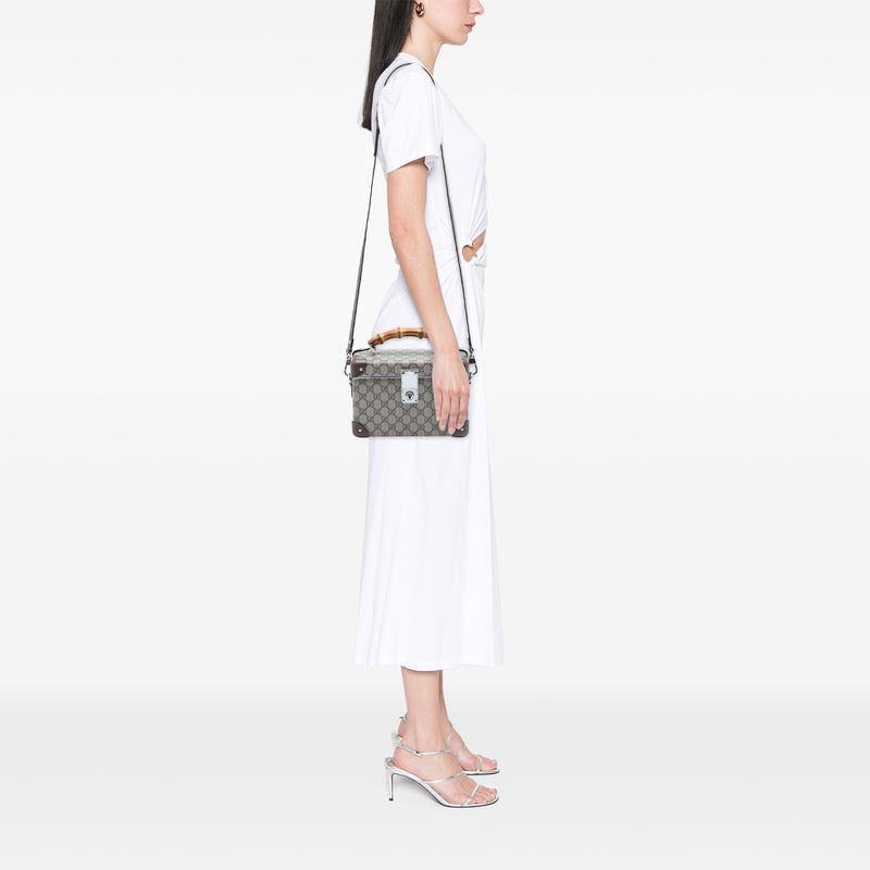 GG Supreme Bamboo Vanity Bag - Image 6